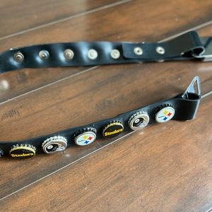 Pittsburgh Steelers Seat Belt Bottle Cap Belt